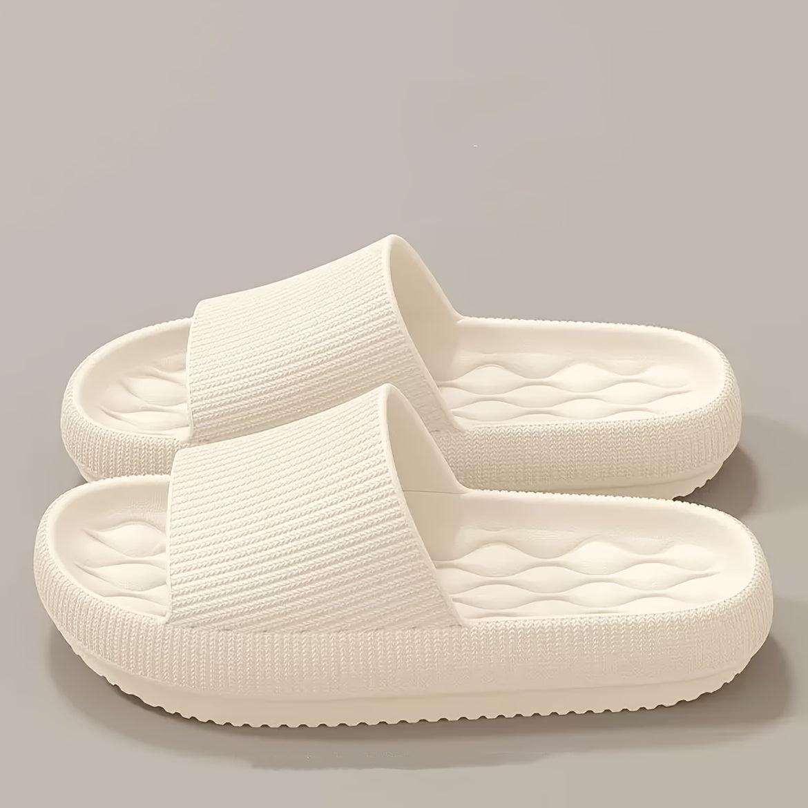 Men Women Soft Sole Platform Slip On Sandals Non-Slip Indoor Outdoor Slides