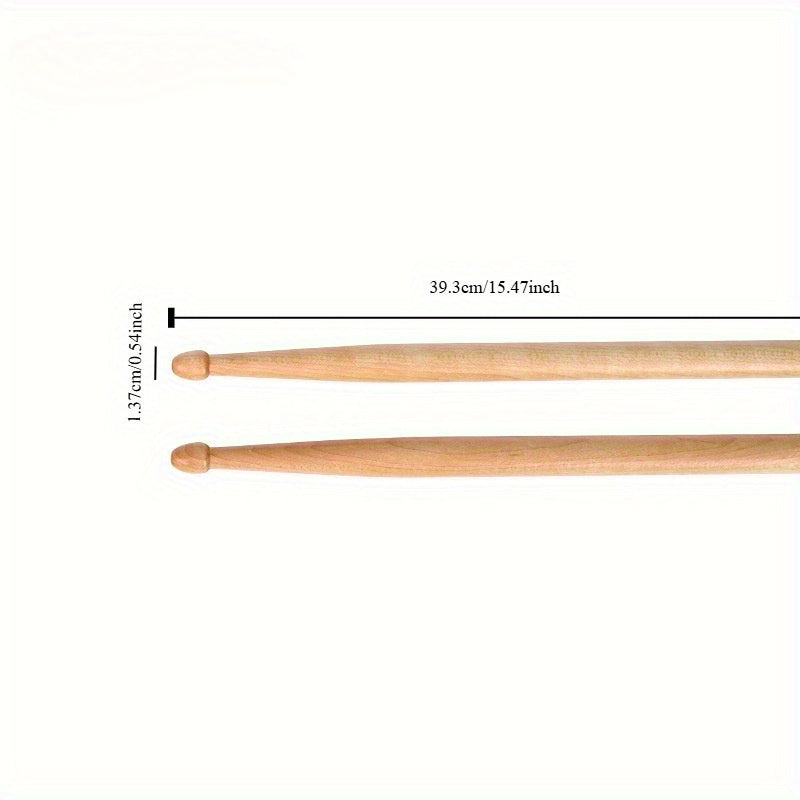 20 dona Maple Drumsticks 5A va 7A Amaliy Jazz Davulchalar Apricot