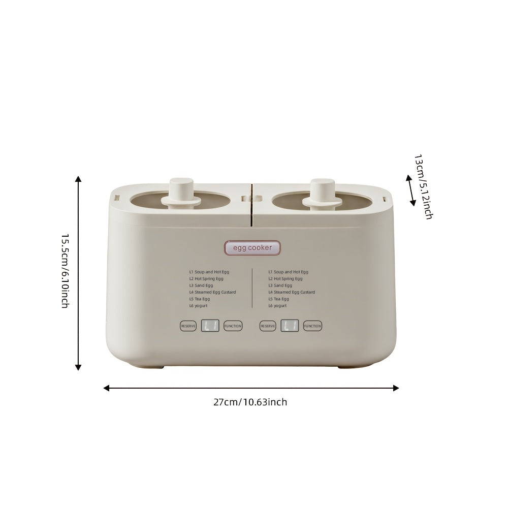 Calentador de huevos de estándar europeo con apagado automático, función de temporizador, cuenco de acero inoxidable