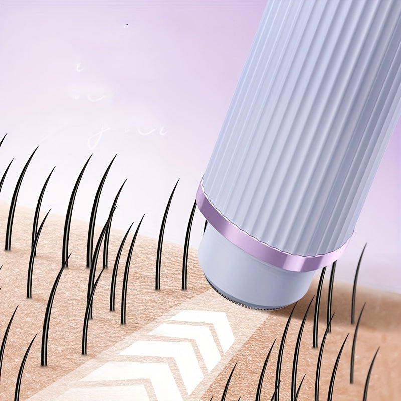 Электробритва 2-в-1 влажная и сухая, для бикини, бровей, лица, ног, подмышек, портативная, аккумуляторная