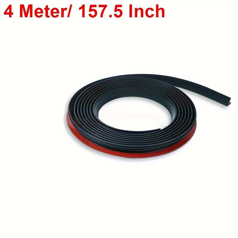 Tira de sellado de goma para ventana de coche, relleno lateral de huecos, aislamiento acústico, a prueba de viento