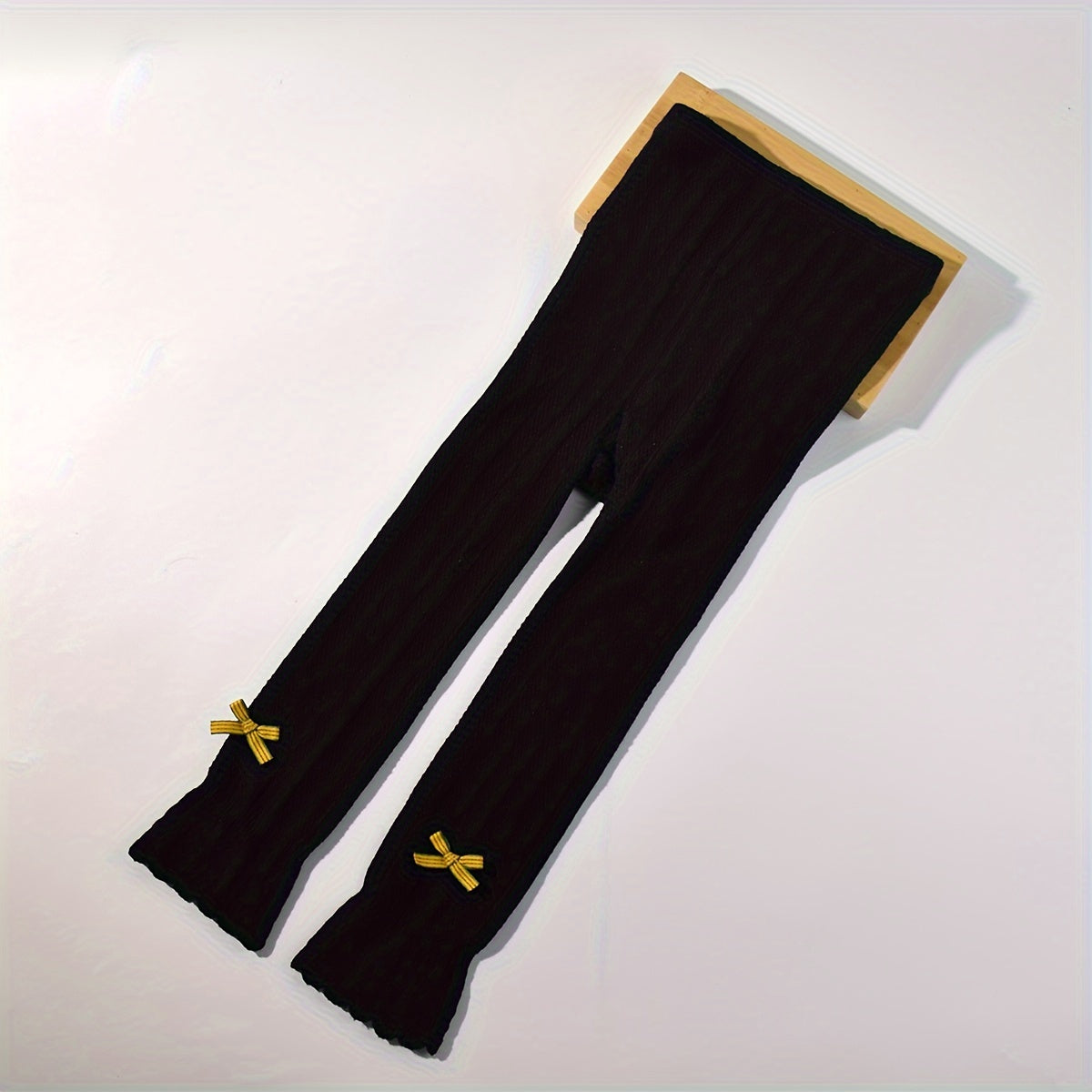 Girls' Floret Design Pantyhose Solid Knit Spring Fall Toddler Kids Leggings