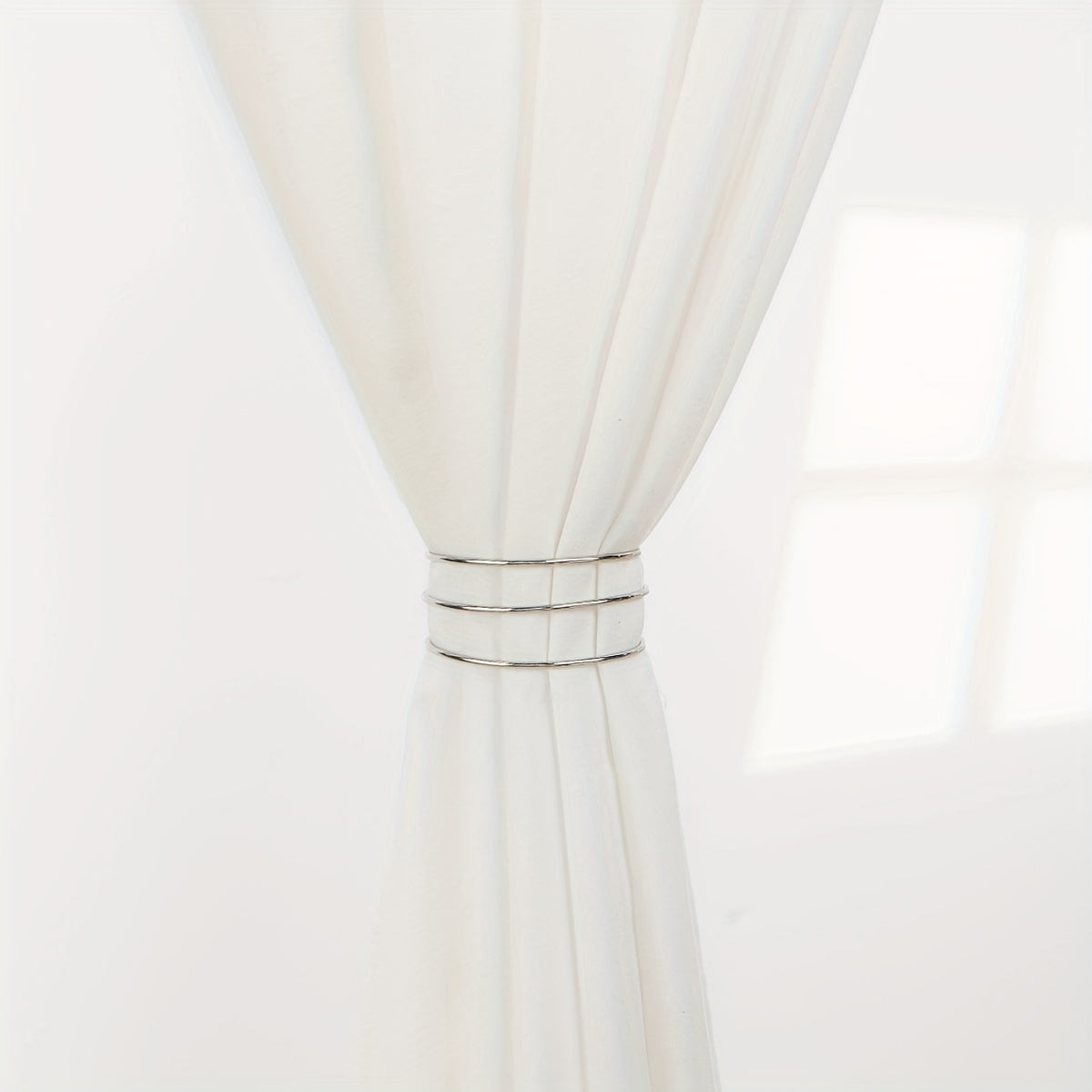 Golden Curtain Tiebacks Yarn Curtain Buckle Accessories 2 Pack