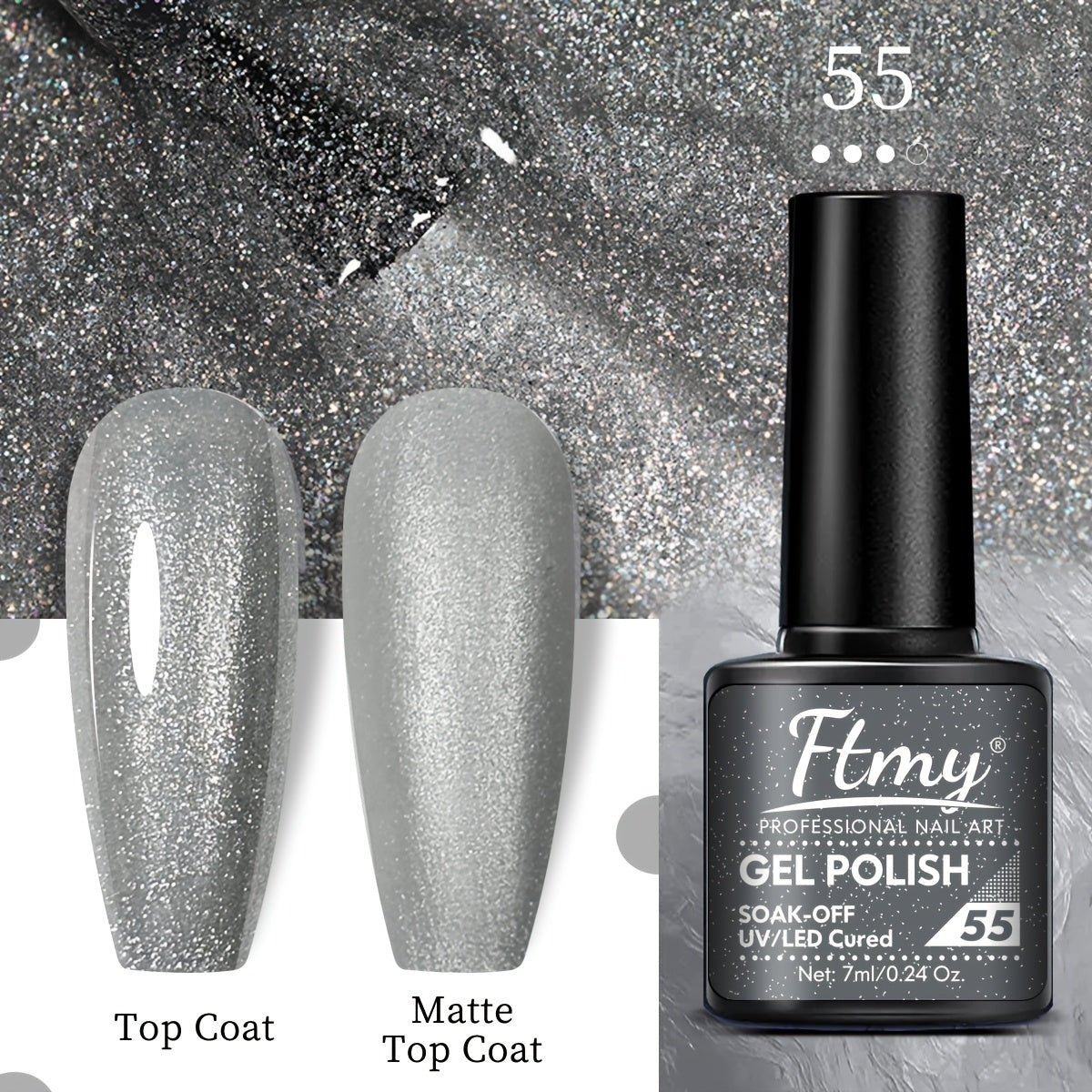 Women Gel Nail Polish Strong Bright Colors Long-Lasting