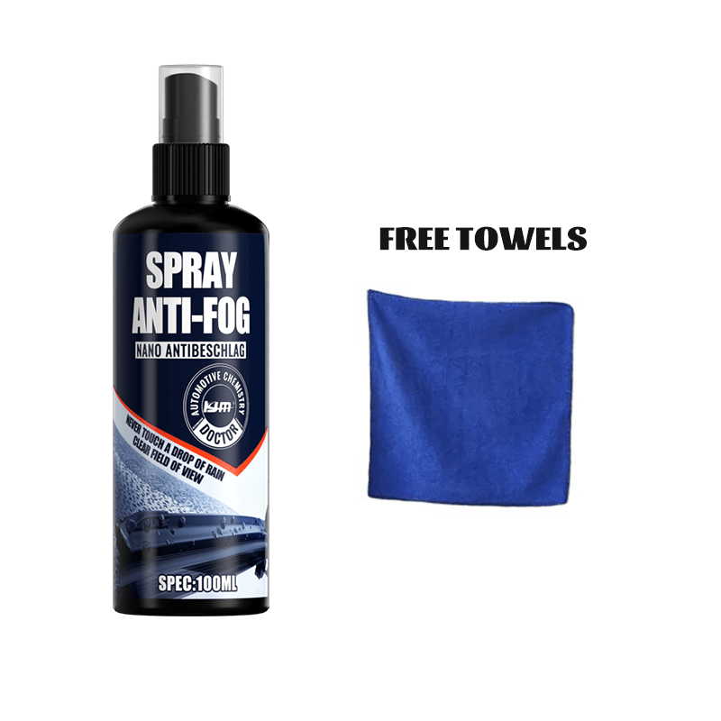 Nano-антизапотевающий спрей для стекол 100 мл для автомобильных окон, шлемов, зеркал