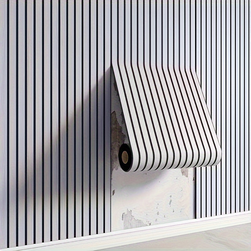 PVC 3D devor panellari, tuzilgan to'rtburchak dizayni, yopishtirish va osongina o'rnatish uchun, yashash xonasi dekoratsiyasi uchun - 1/3 rulon