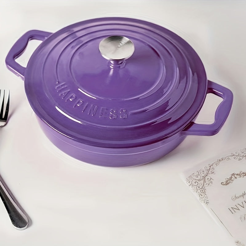 Enamel Cast Iron Healthy Pot Non-Stick Rice Cooker Induction Compatible