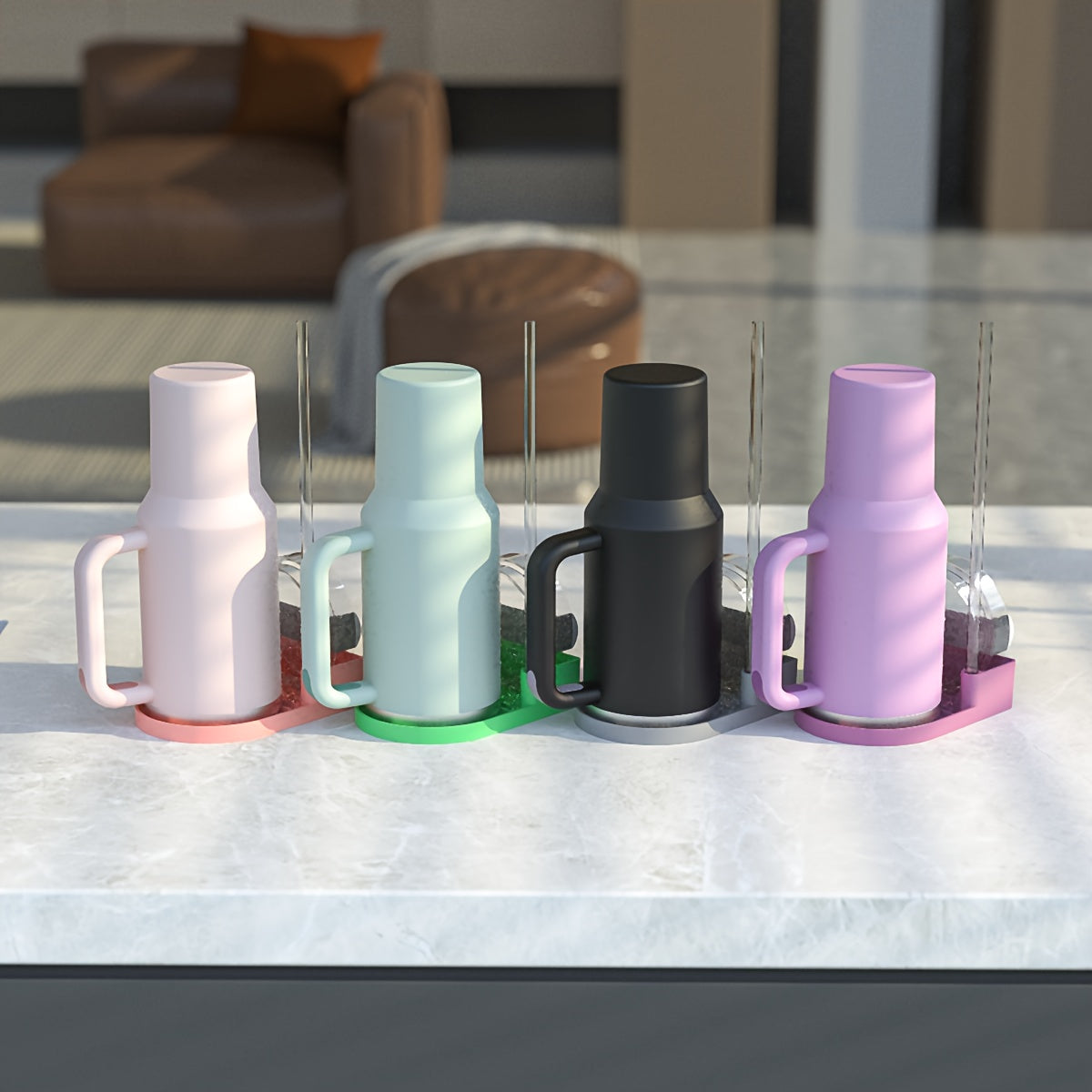 Silicone Kitchen Drain Rack for Draining Bottles Glasses and Cups Durable and Easy to Clean