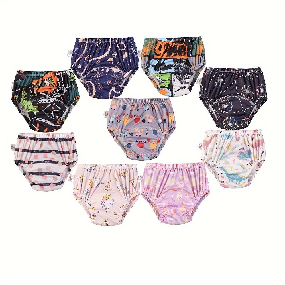 Training Diapers for Boys and Girls 4/5 Pack Breathable Polyester Knit Fabric