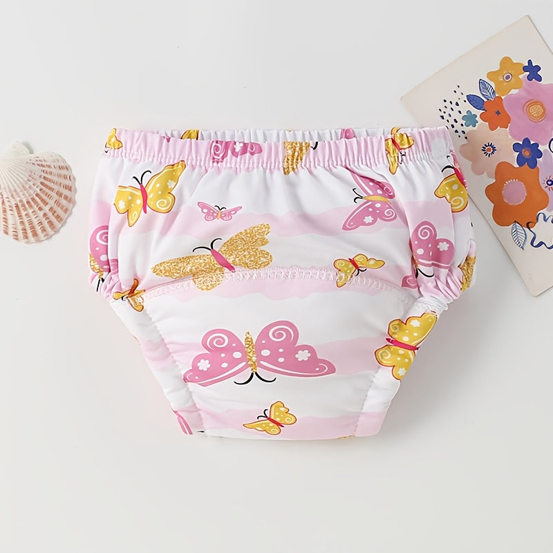 Набор из 8 тренировочных штанишек для детей - многоразовые, гибкие, с милыми дизайнами | Стимулирует независимость в приучении к туалету