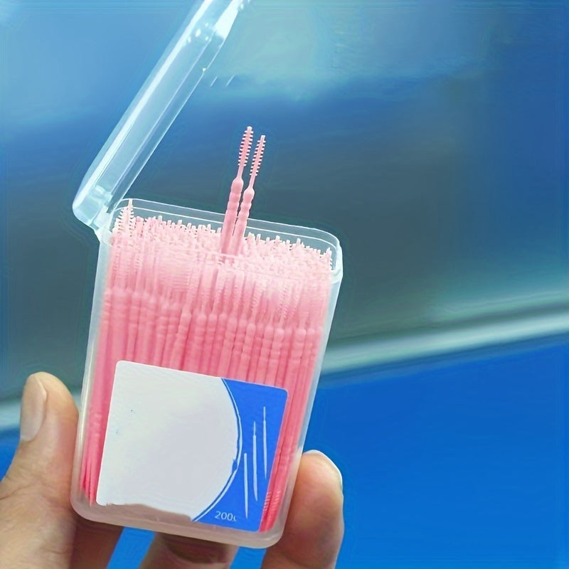 Disposable Family Toothpicks Portable Double-Head Fine Picks 200pcs