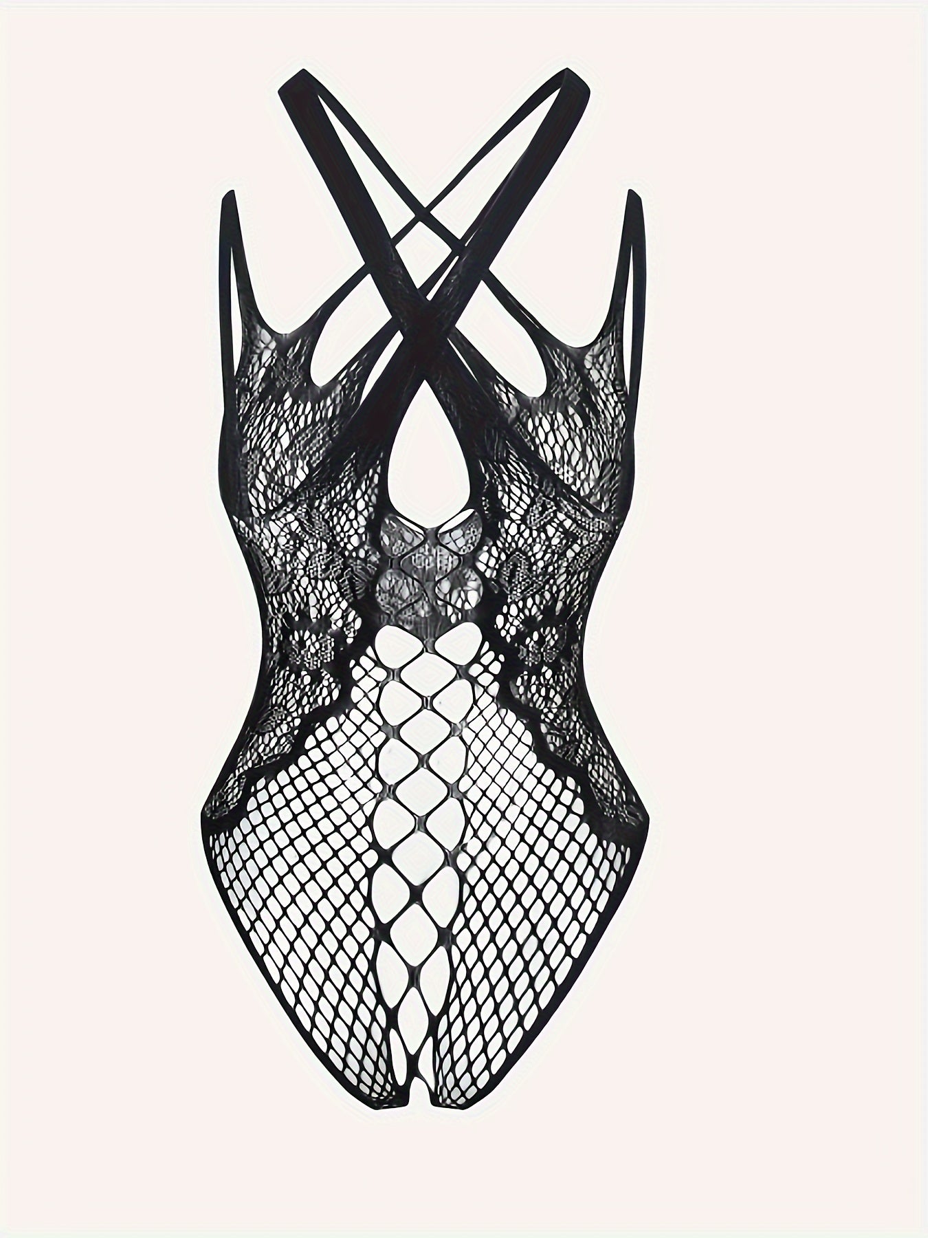 Kattalar uchun tikanli bodysuit, orqa bog'lamli kamarlar bilan, past qo'llab-quvvatlash, yuqori elastiklik