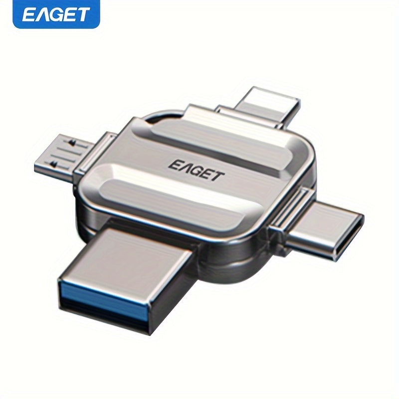 32GB 128GB USB Flash Drive 4-in-1 USB Type-C Micro USB for Mobile Phone and Computer