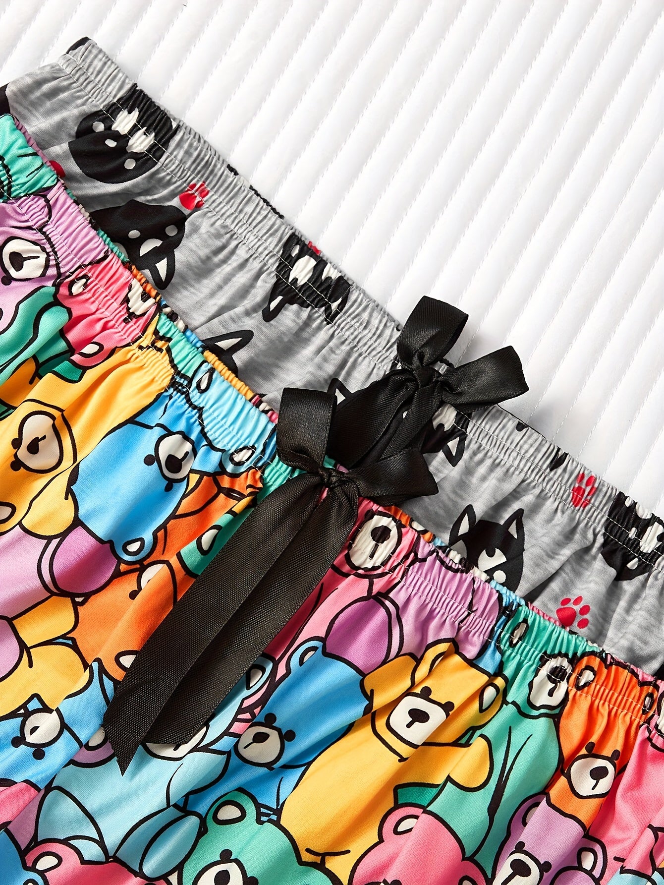 Women Plus Size Cartoon Animal Print Sleep Pants Elastic Waist Trousers