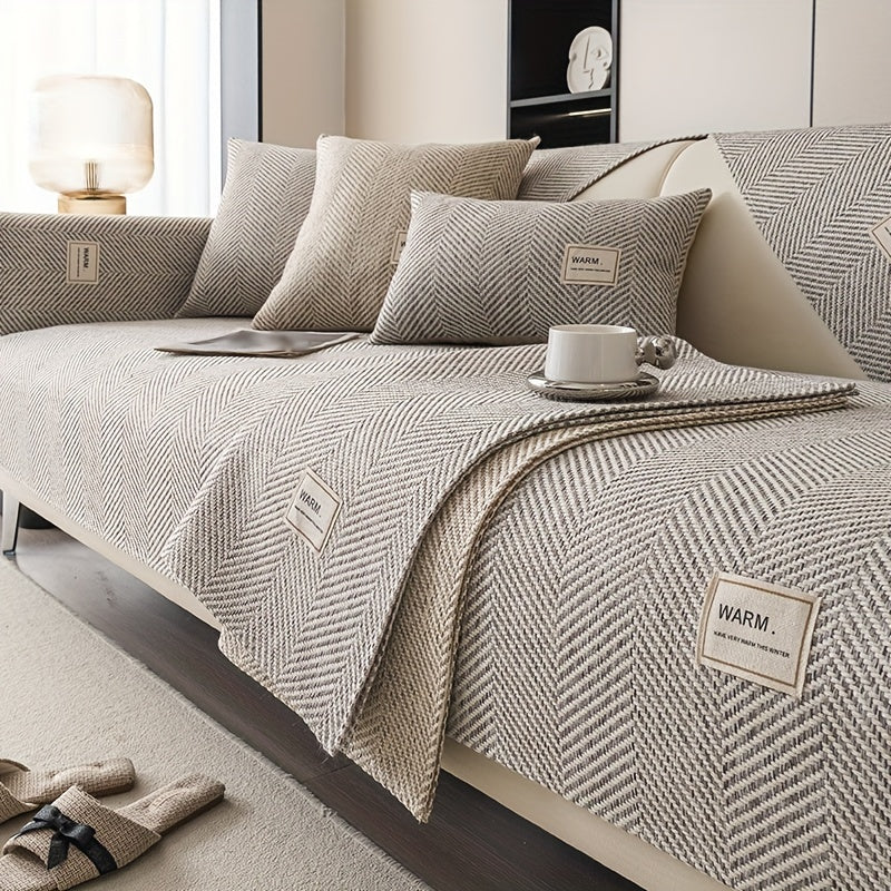 Чехол на диван из полиэстера в стиле бохо-шик для кресел и диванов, противоскользящий, безопасный для домашних животных, моющийся в машине