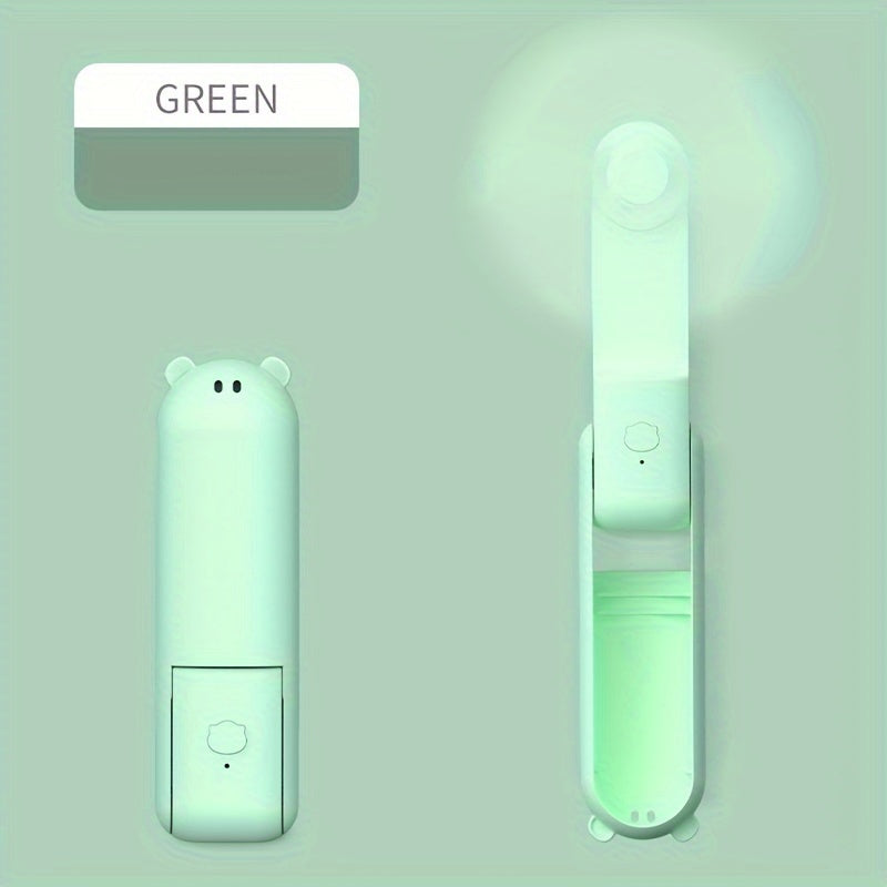 Rechargeable Handheld Fan with Adjustable Speed Foldable Portable Fan for Travel Outdoor Use