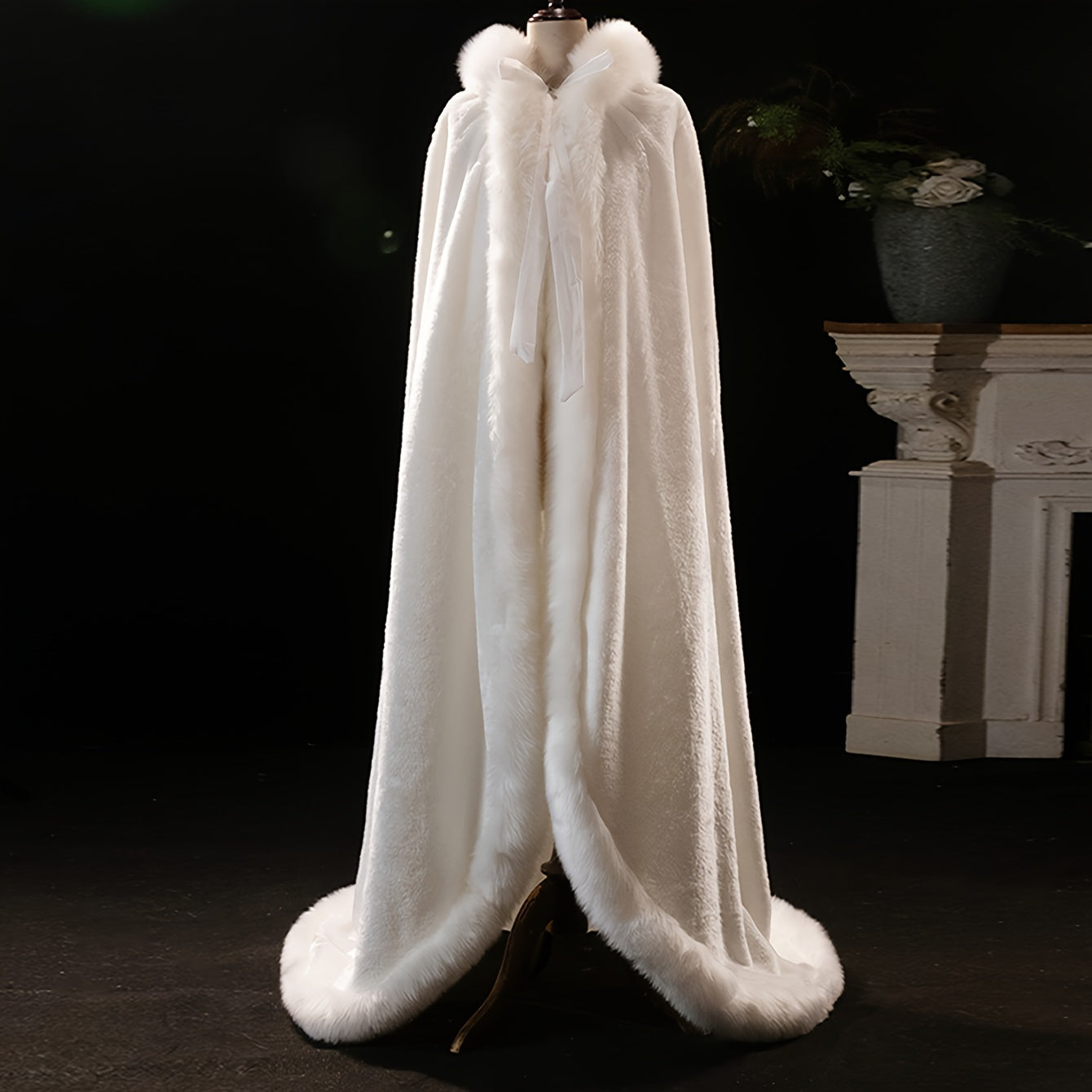 Ayollar uchun faux mo'ynali shalv, shamol o'tkazmaydigan, issiq va qulay, to'ylar, qish, ochiq havoda va kuz uchun