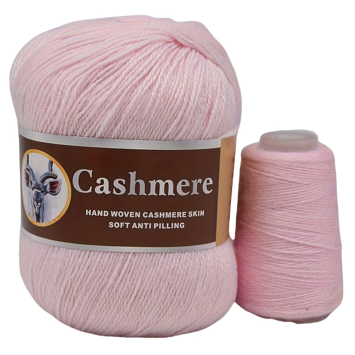 Hand-Woven Cashmere Blend Crochet Yarn 70 Cashmere 320m Assorted Colors