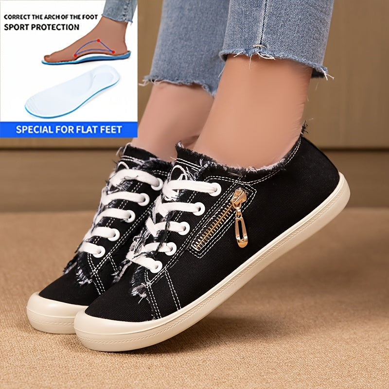 Unisex Spring Fleece Casual Flat Sports Shoes for Students