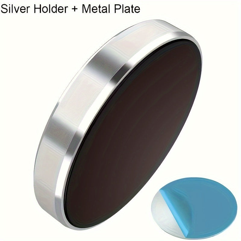 Round Magnetic Phone Holder Wireless Suction Bracket for Smartphone Copper Black