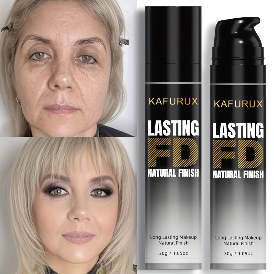 Women's Full Coverage Liquid Foundation Natural Matte Waterproof 30g