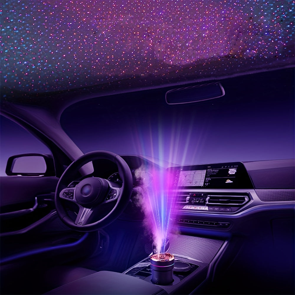Starry Sky Projection Humidifier Portable USB Aromatherapy Mist Diffuser