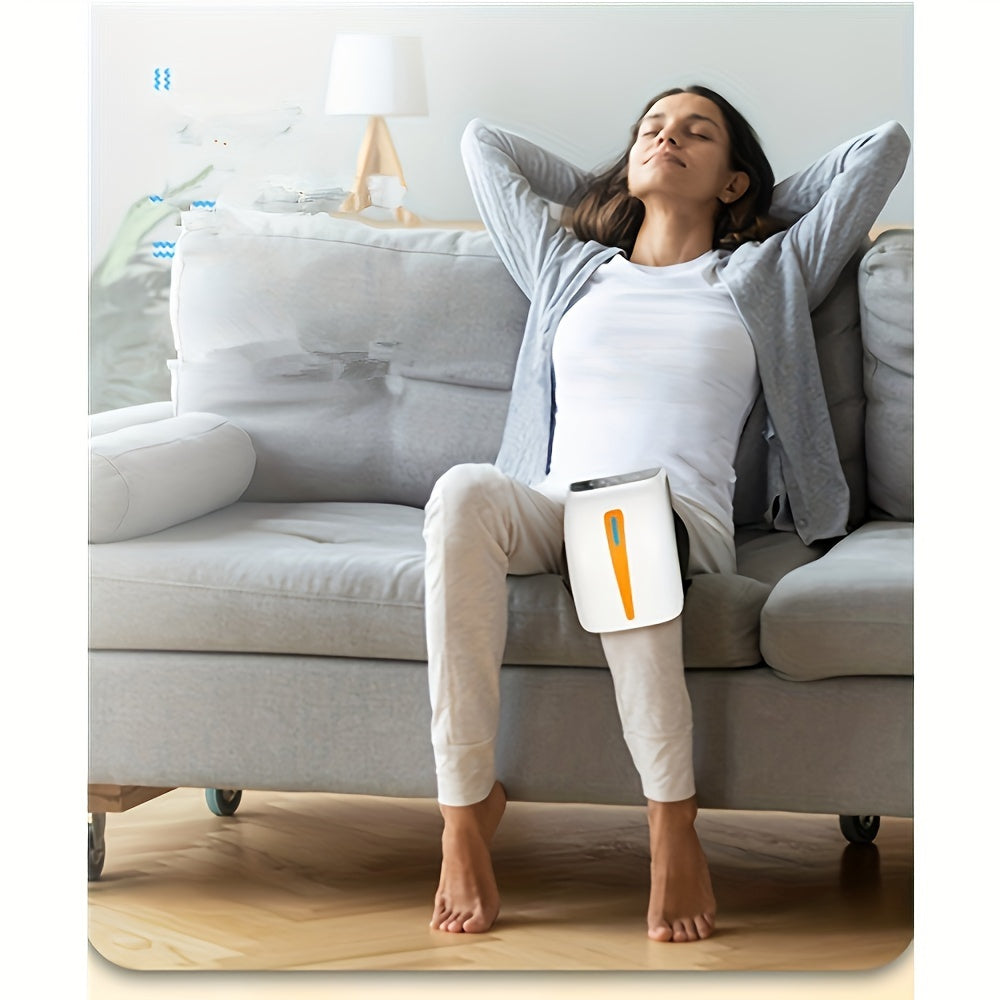 USB orqali zaryadlanadigan tizzaga massaj qiluvchi qurilma, isitish pad bilan - portativ, uzoq muddatli litiy batareya