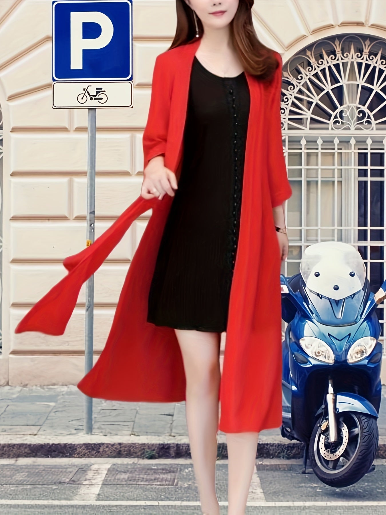 Women's Chiffon Cardigan Sun Protection Shawl Versatile Outerwear for Adults