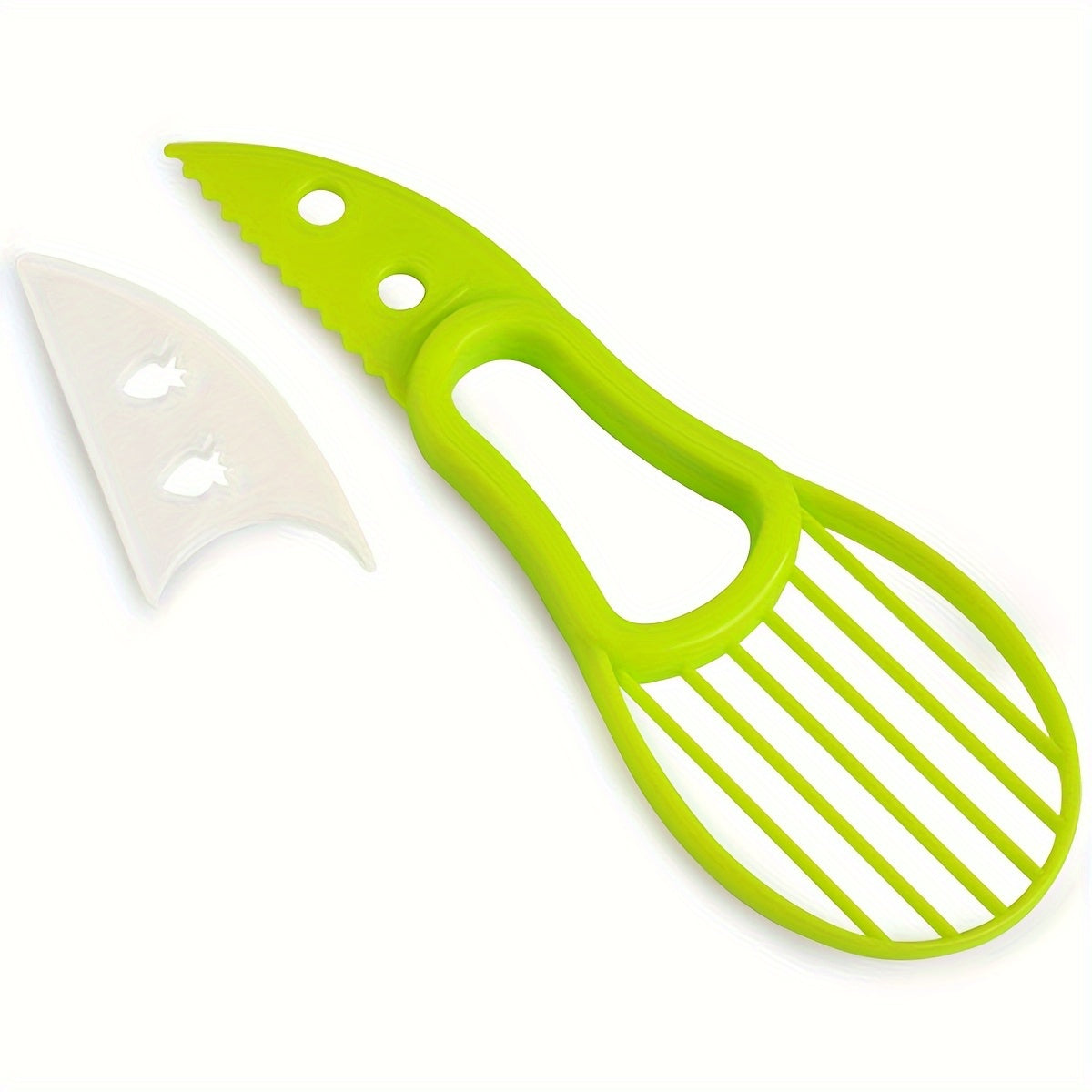 2-In-1 Avocado Slicer and Pitter Kitchen Gadget Durable Polypropylene