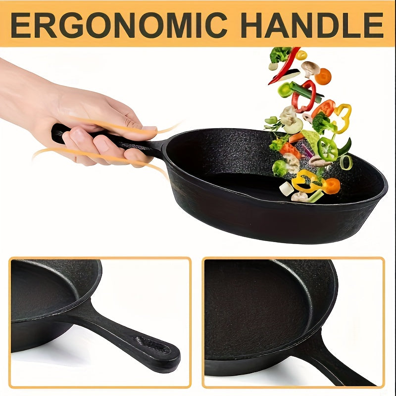 4 ta Qozonli Temir Qozonlar to'plami, Qoplamasi Qaytmas va Yog'och Spatula bilan, Tasodifiy Rangli Qo'lqop bilan birga keladi, O'lchamlari 14sm, 16sm, 20sm, 26sm - Har qanday oshpaz uchun zarur oshxona asboblari