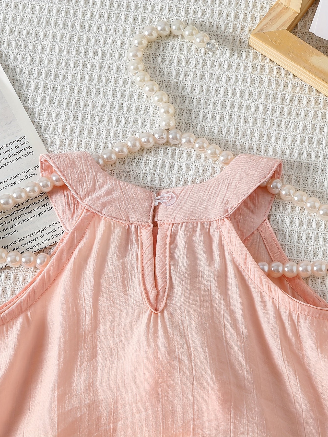 Girls Summer Outfit Two-Piece Korean Style Sleeveless Top and Tulip Skirt Pants