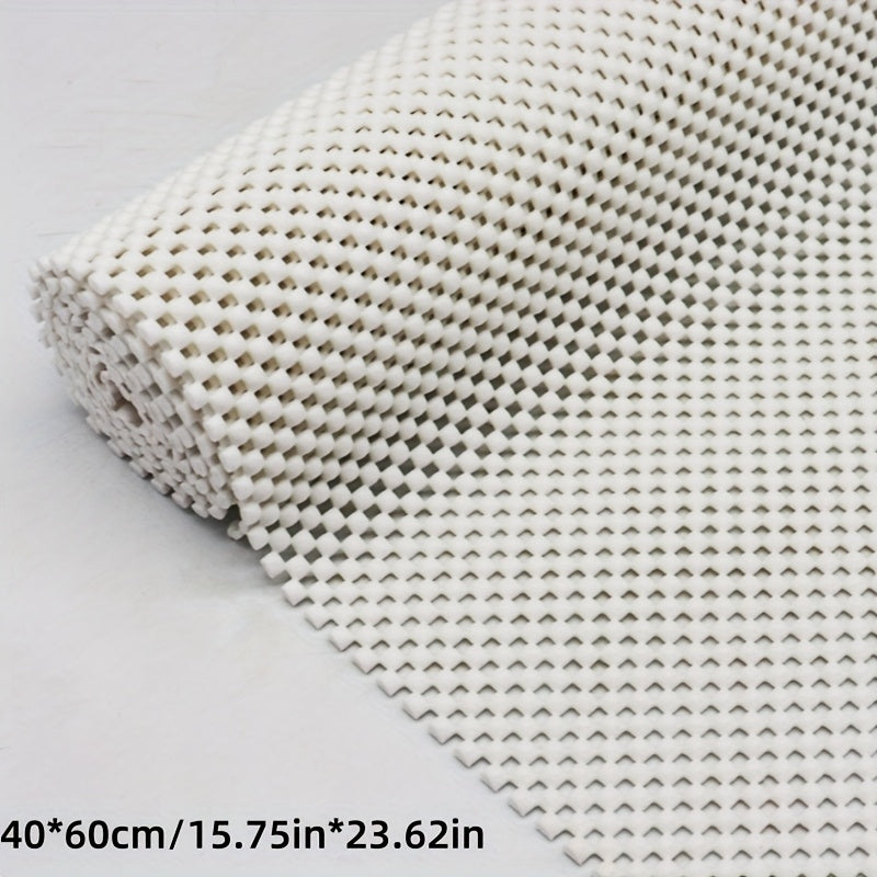 Silicone PVC Non-Slip Bath Rug Mat with Knit Fabric Durable Washable Floor Mat