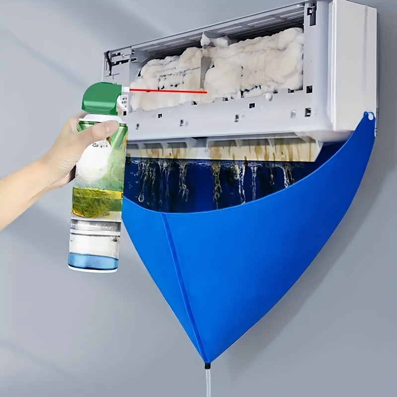 Universal Air Conditioner Cleaning Kit 3-Piece Set for Wall-Mounted Units Dust Cover Water Catchment