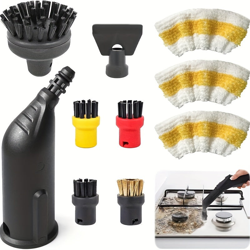 Bug'lash boshli bug'lash uchun tozalash to'plami, shuningdek, shlanglar va chizish uchun mo'ljallangan nozzlar