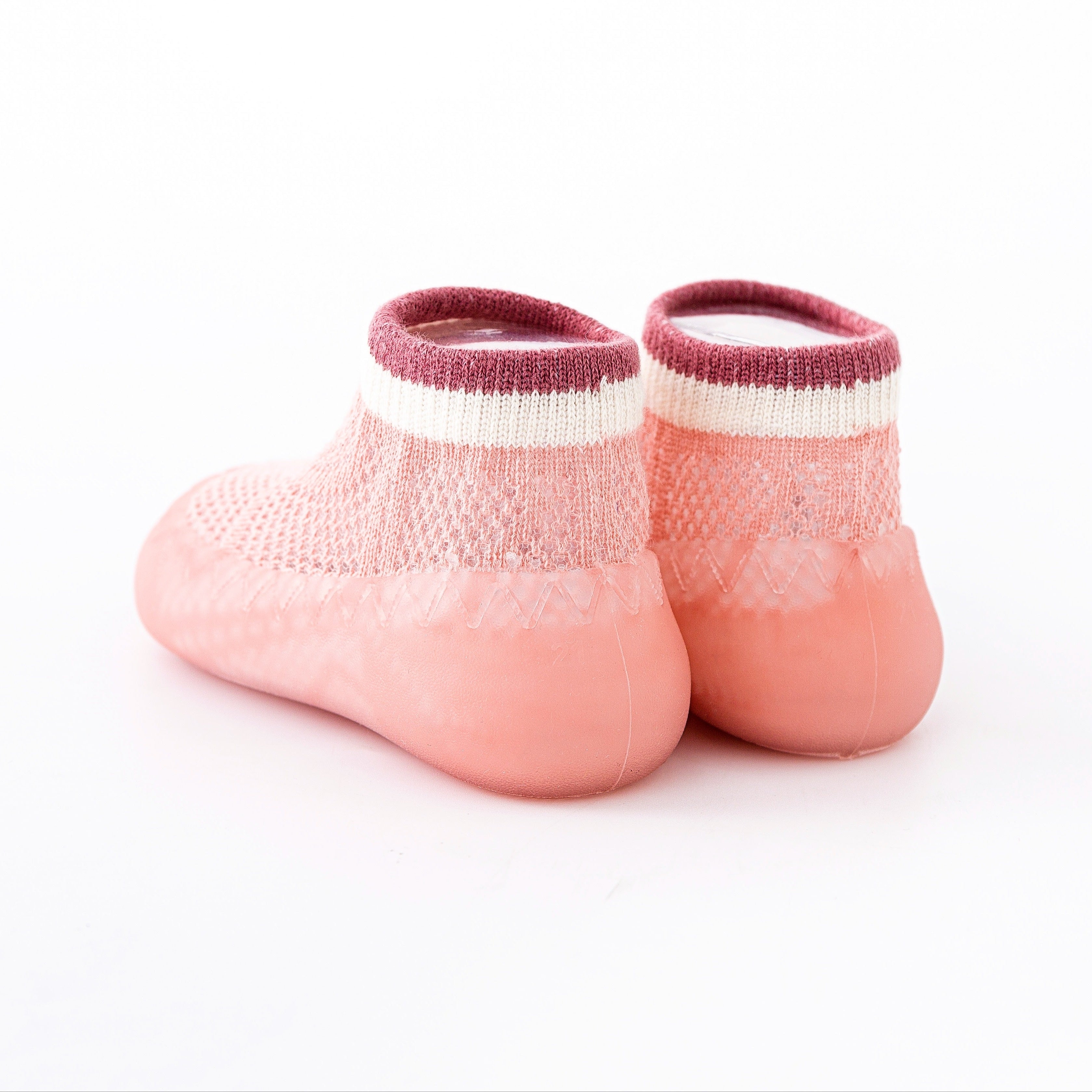 Kichkina erkaklar va qizlar uchun oson kiyiladigan sock poyabzal, nafas oladigan, sirpanmaydigan rezina tagli, ichki va tashqi foydalanish uchun, kuz, bahor