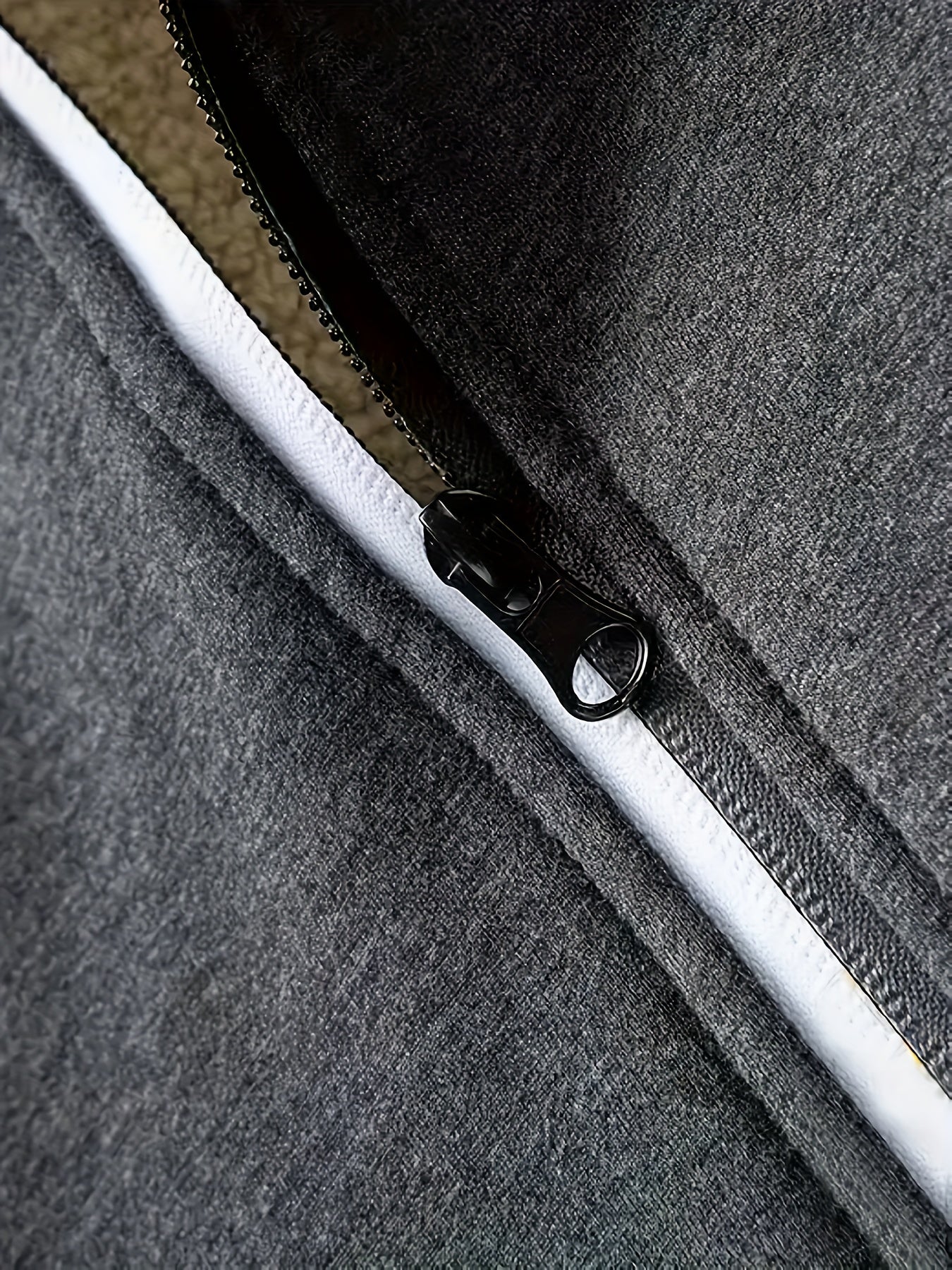 Men's Fleece Jacket Hooded Zip Closure Pockets Sports Casual Winter Spring Fall