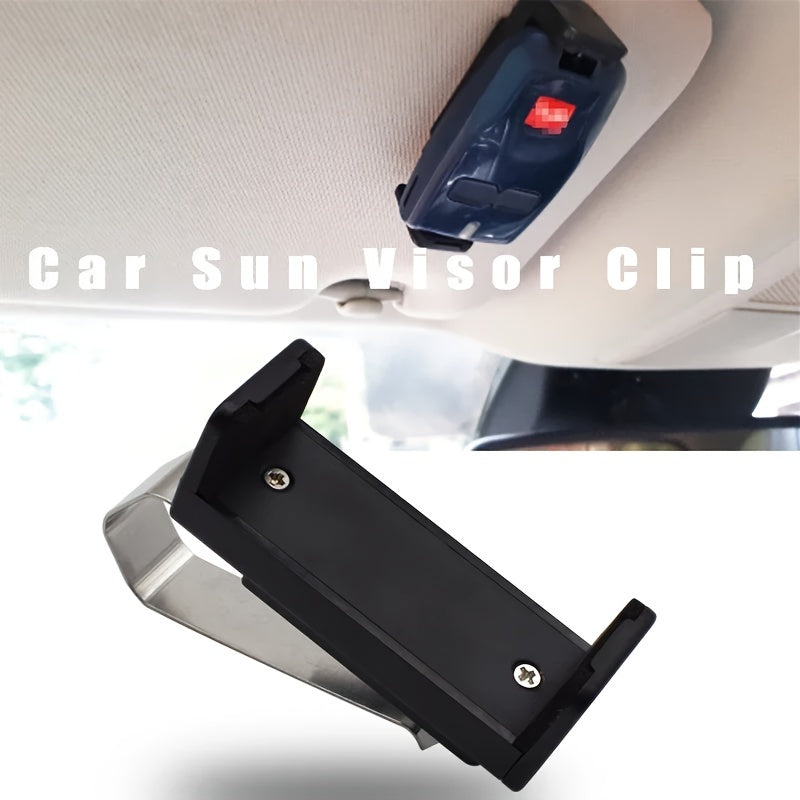 Car Sun Visor Clip Plastic Remote Control Holder for Vehicle Storage