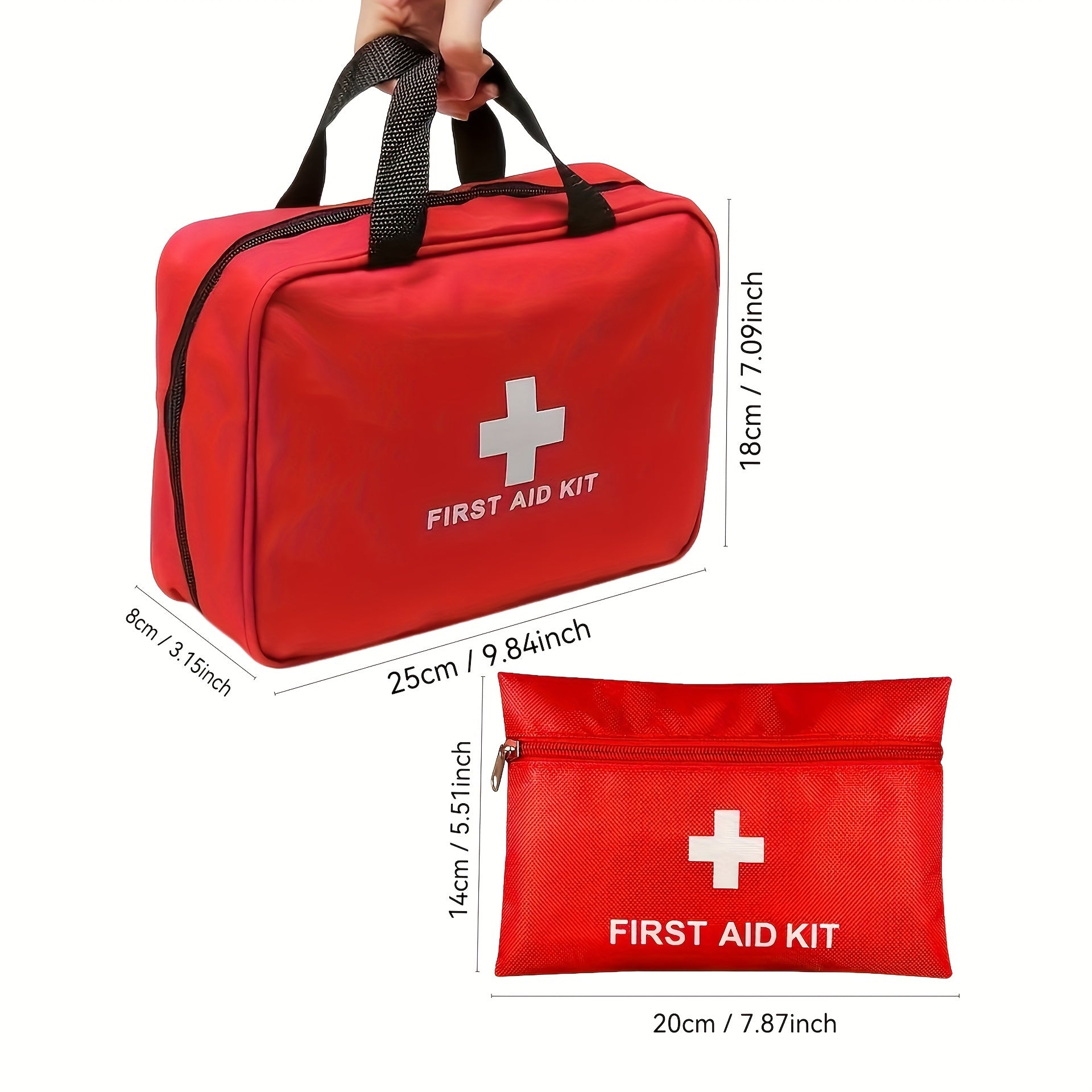Portable First Aid Kit Set 160Pcs/27Pcs Emergency Supplies for Home Car Camping