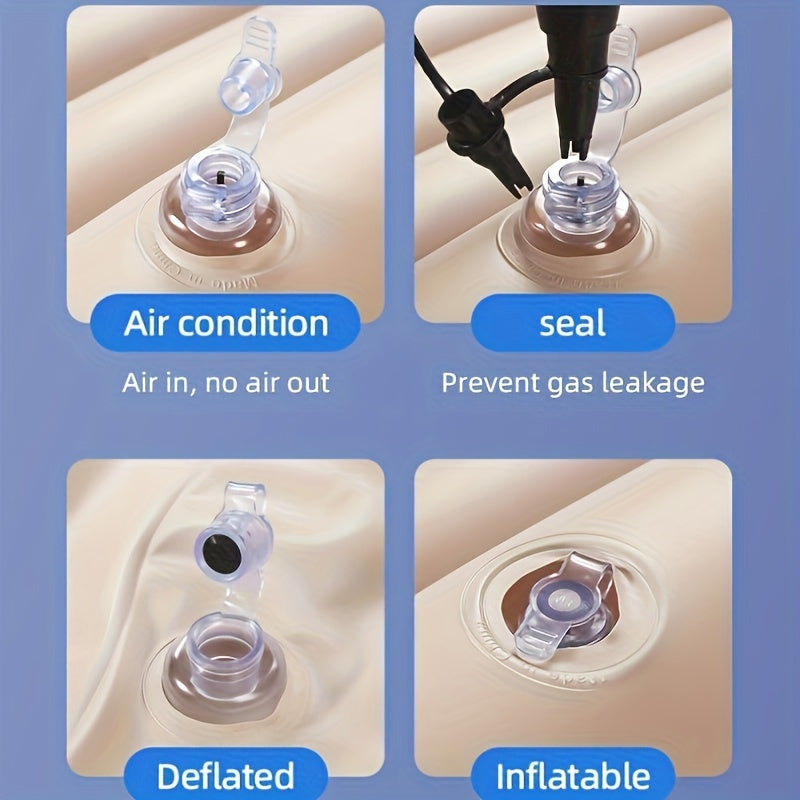 Надувной автомобильный матрас, толстый портативный кровать в багажник для путешествий и использования на природе