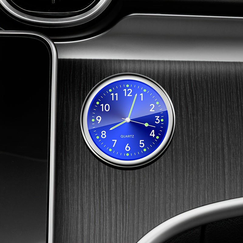 Decorative Car Dashboard Clock Non-Rechargeable Quartz Stick-On Accessory