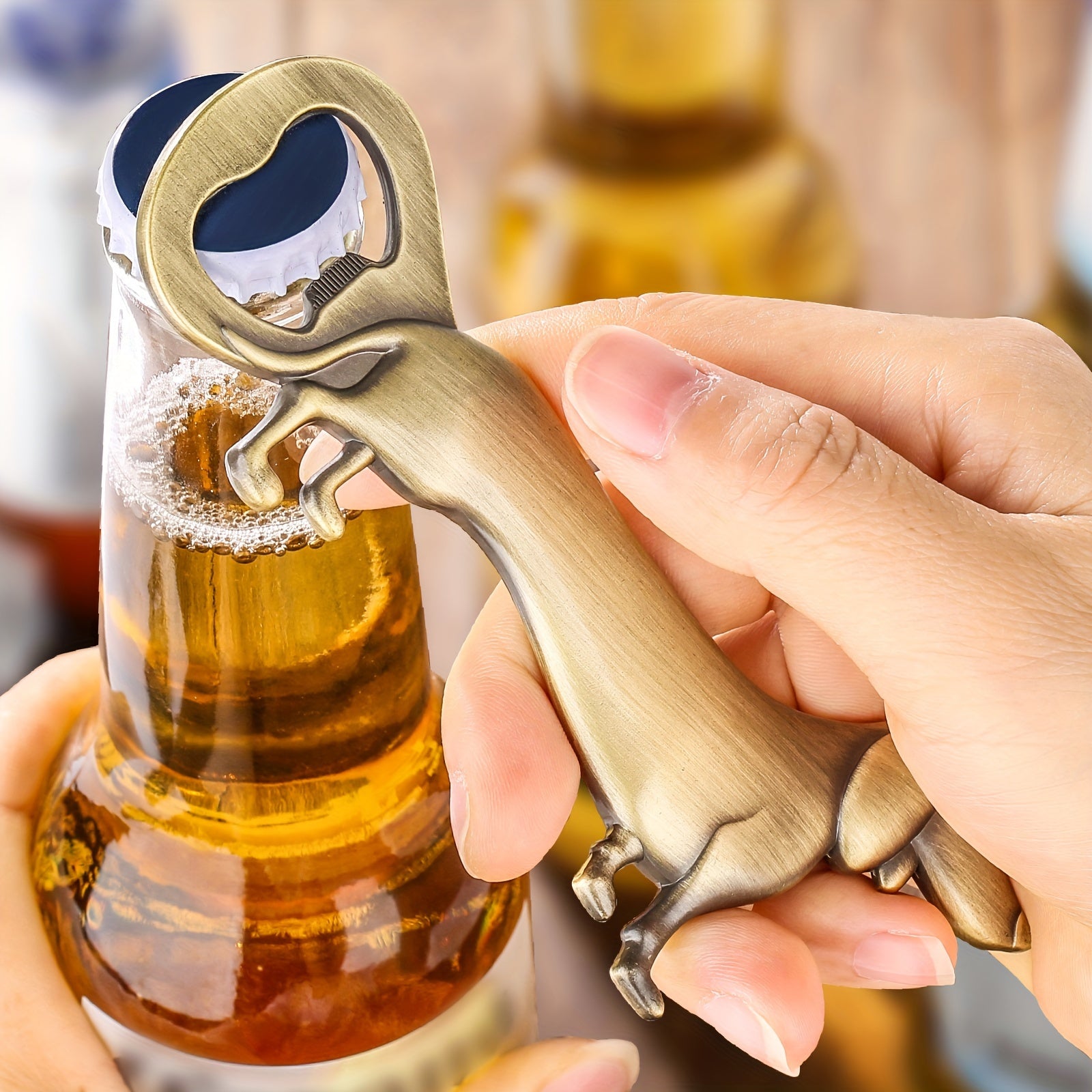 Sausage Dog Bottle Opener for Beer Wine Juice Bar Restaurant Home Bar