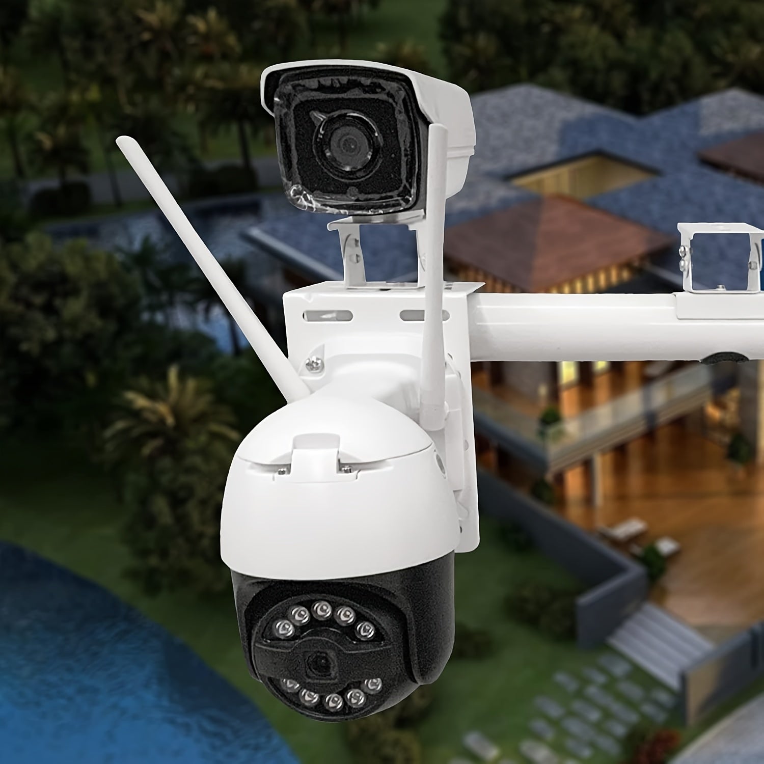 L-Shaped Iron Camera Mount Bracket for CCTV and Dome Cameras Indoor Wall Mount