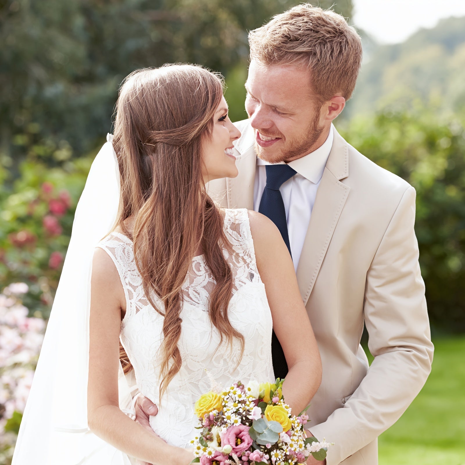Set of 4 Men's Pre-tied Neckties for Business Attire