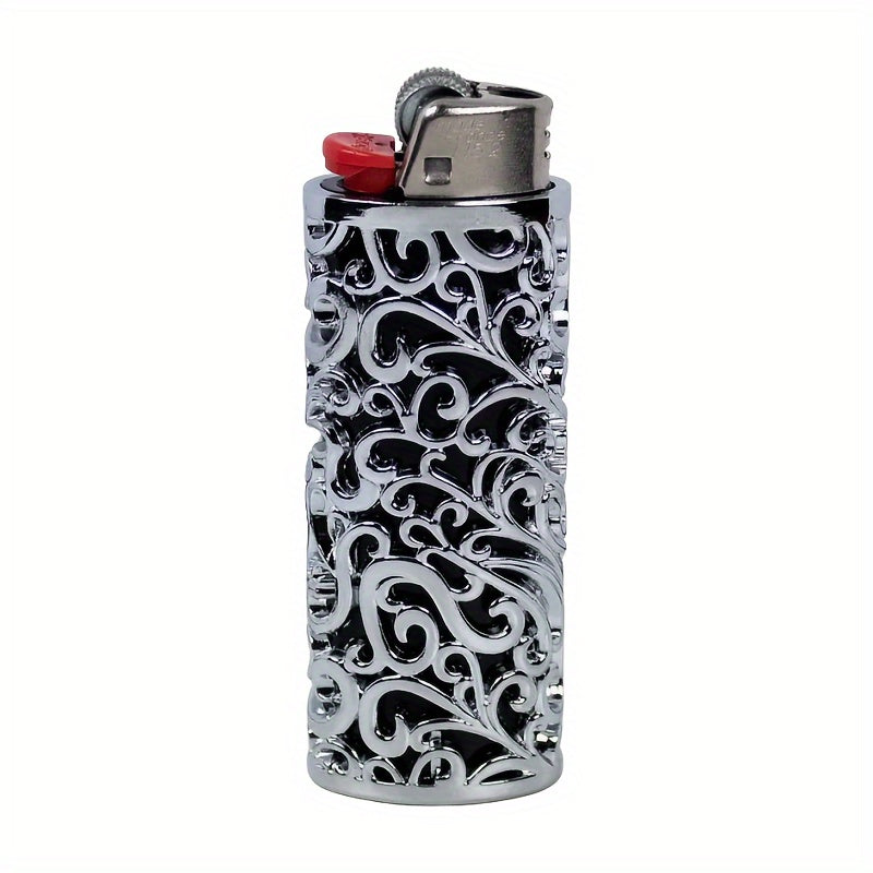Luxury Gold Lighter Case for Men and Women Hollow Design