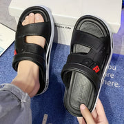 Sandalias de playa para hombre de EVA antideslizantes, de secado rápido, con punta abierta y slip-on, ideales para verano, interiores y exteriores