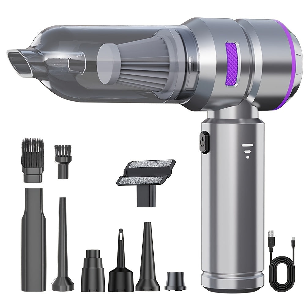 Aspiradora de coche inalámbrica portátil con potencia de 16000PA y aire comprimido