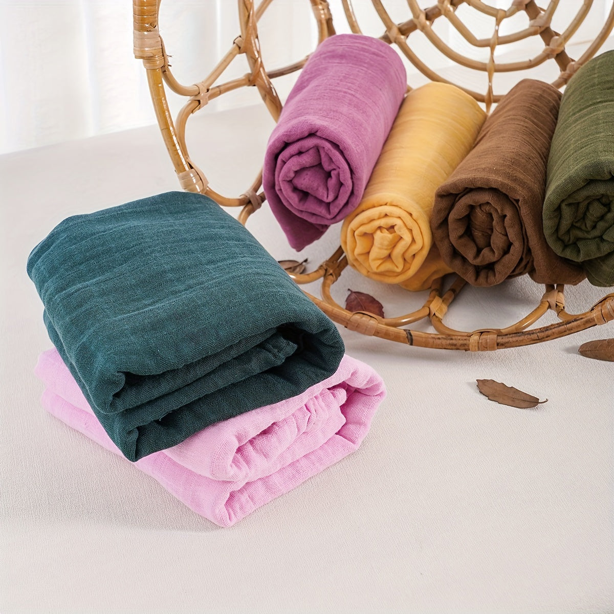 Yangi tug'ilganlar uchun ultra yumshoq, qulay va barcha mavsumlarga mos bolalar muslin bo'lagi