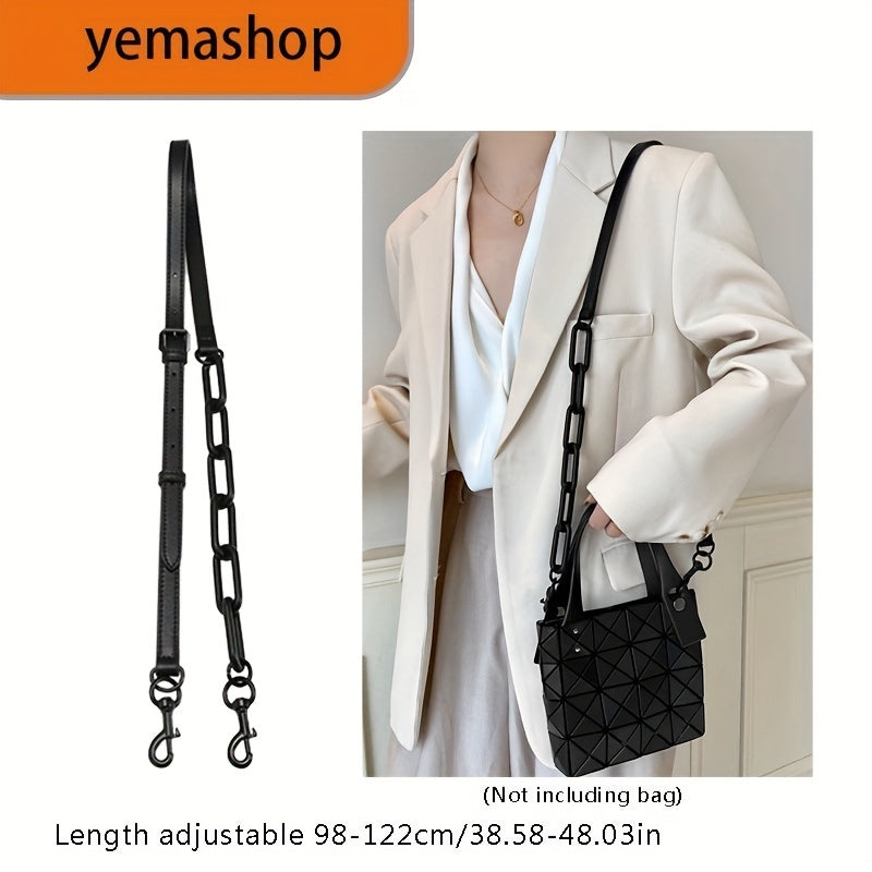 Stylish Handbag Strap Microfiber Resin Adjustable Length for Bag Customization