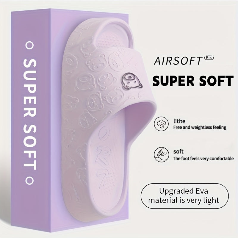 Unisex EVA Non-Slip Sandals Minimalist Stripes Indoor Outdoor Comfortable