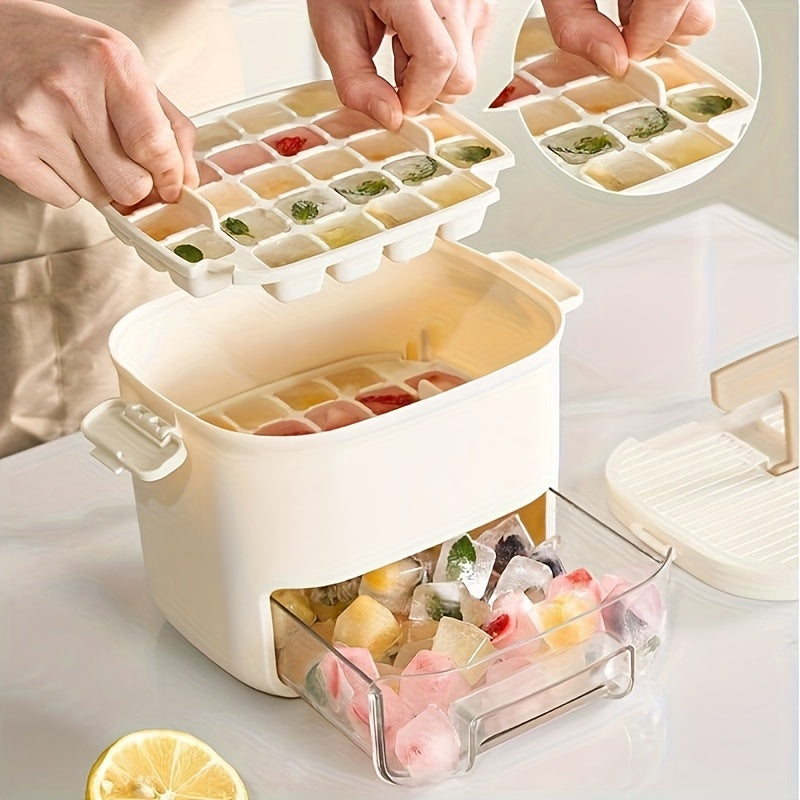 Desktop Ice Maker Portable Compact Fast Quiet Food-Safe Plastic